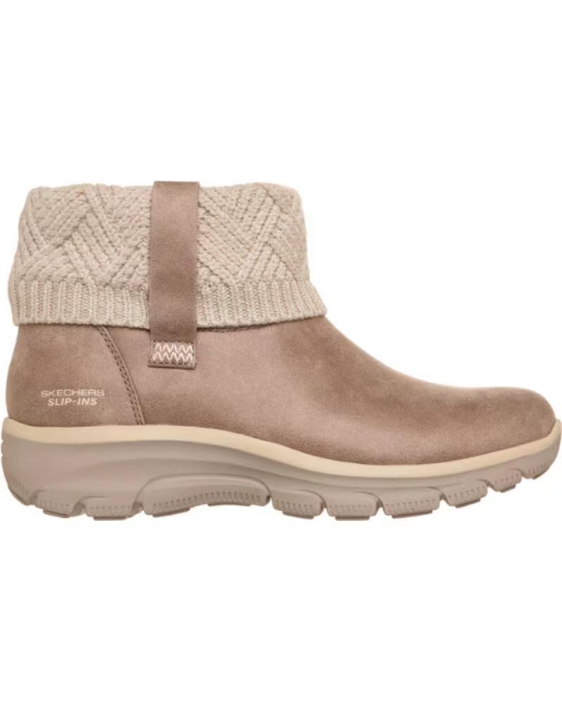 Skechers Botines Planos Mujer Easy Going - Cozy Weather 4 Taupe Marrón