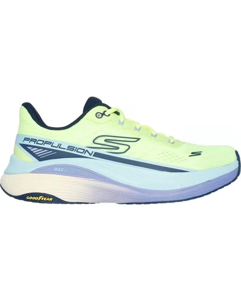 Skechers Max Cushioning Propulsion Zapatillas de Running Amarillo