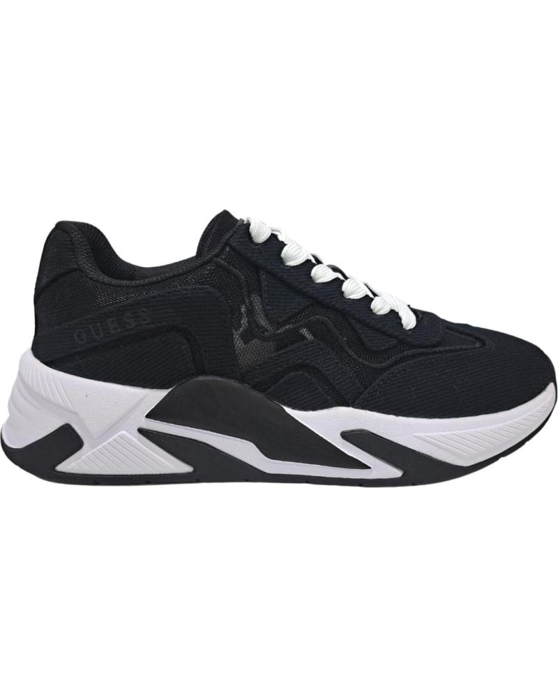 Deportivas de Mujer GUESS SNEAKERS CALADA NEGRO