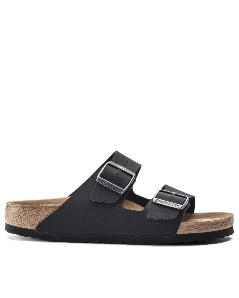 Sandalias de Mujer Birkenstock Arizona Earthy Vegana Birk-flor Negra Negro