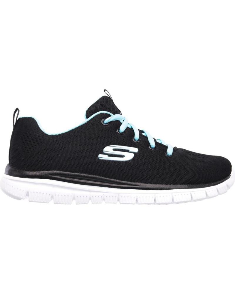 Zapatillas deporte de Mujer SKECHERS GRACEFUL GET- CONNETED NEGRA NEGRO