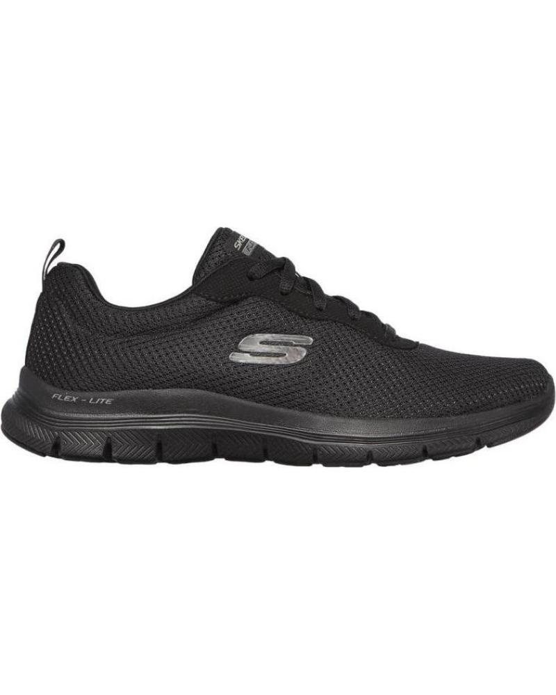 Deportivas de Mujer y Niña SKECHERS FLEX APPEAL 4 0 - BRILLIANT VIEW NEGRO