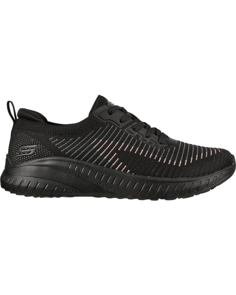 Deportivas de Mujer y Niña y Niño SKECHERS BOBS SQUAD CHAOS RENEGADE PAR NEGRO