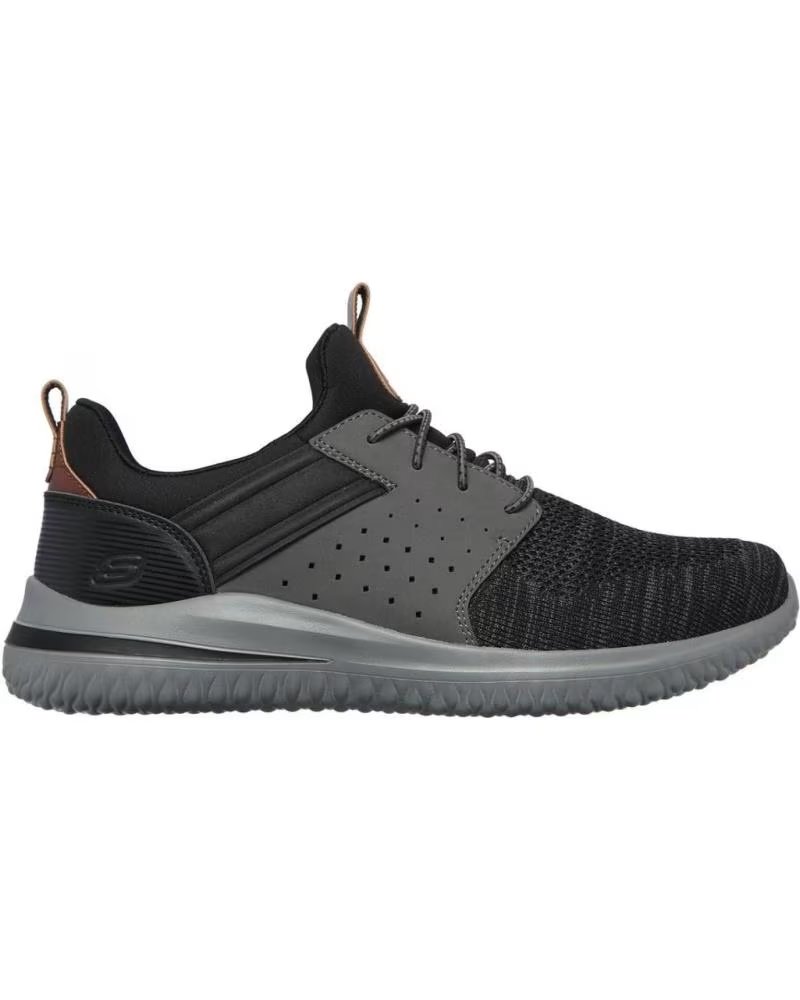 de skechers delson 3-0 - cicada negro