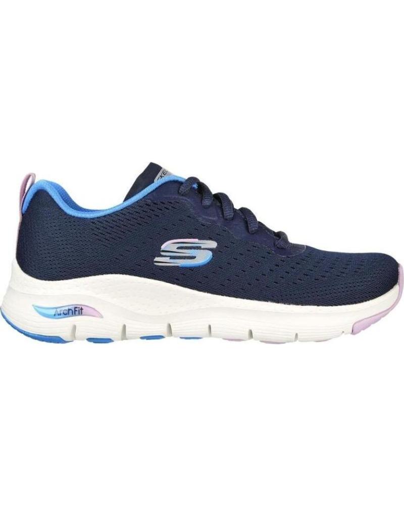 Deportivas de Mujer y Niña SKECHERS ZAPATILLAS ARCH FIT INFINITY AZUL