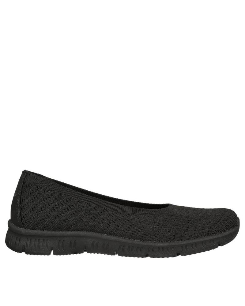 Zapatillas deporte de Mujer SKECHERS - DEPORTIVO TIPO BAILARINA ELASTICO SUELA DE GOMA BBK