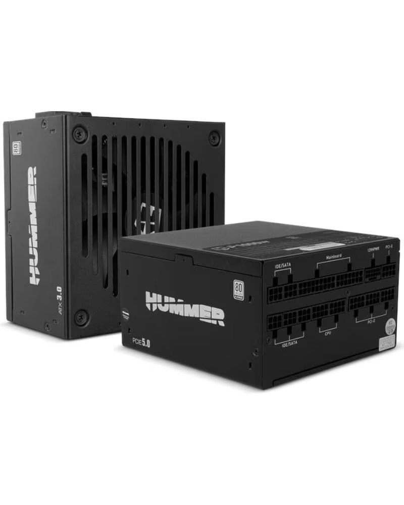 Nox Hummer P 1000W NXHUMMERP1000W Fuente de Alimentación Gaming Atx 30 Pcie 50 Platinum