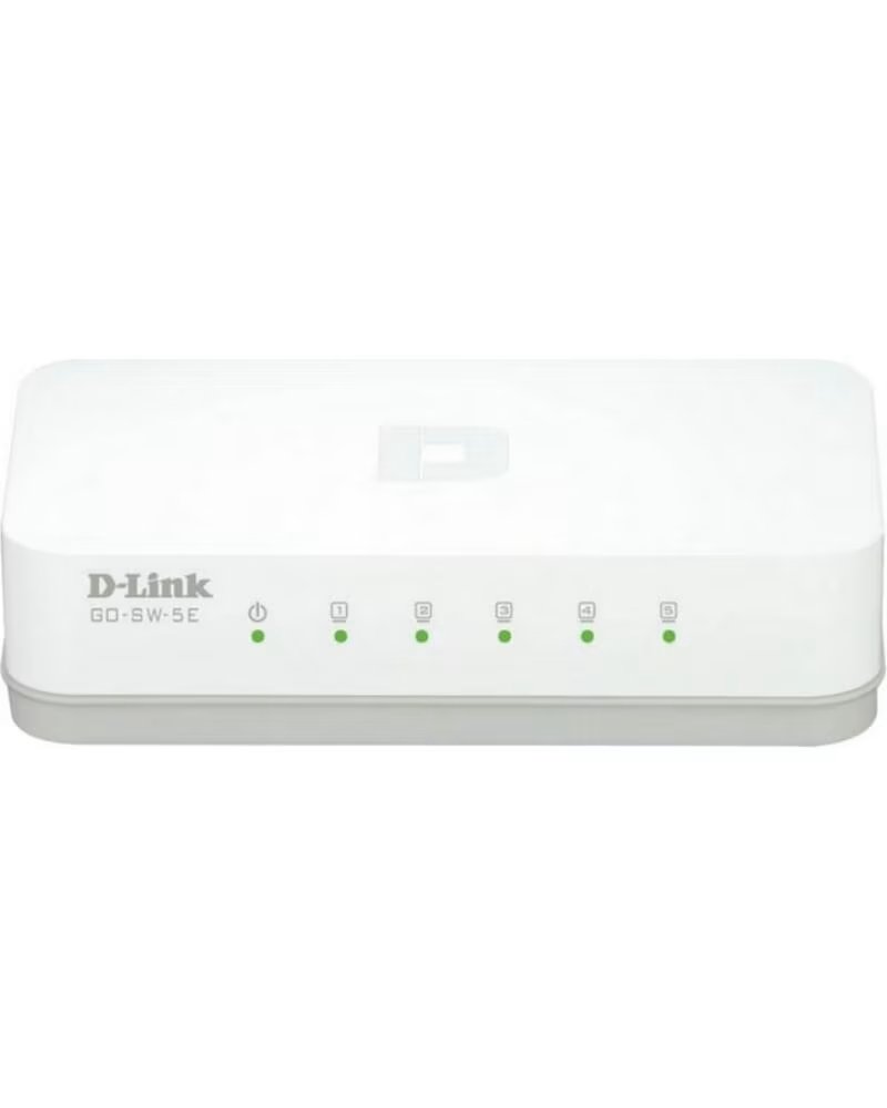 D-LINK SWITCH GO-SW-5E 5 PUERTOS RJ-45 FAST ETHERNET 10/100 MINI