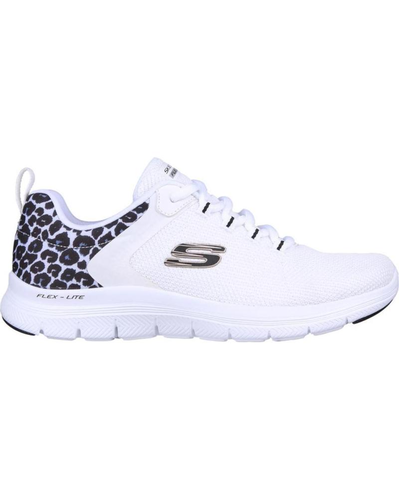 Zapatillas deporte de Mujer SKECHERS FLEX APPEAL- 4 WILD BALLAD BLANCO