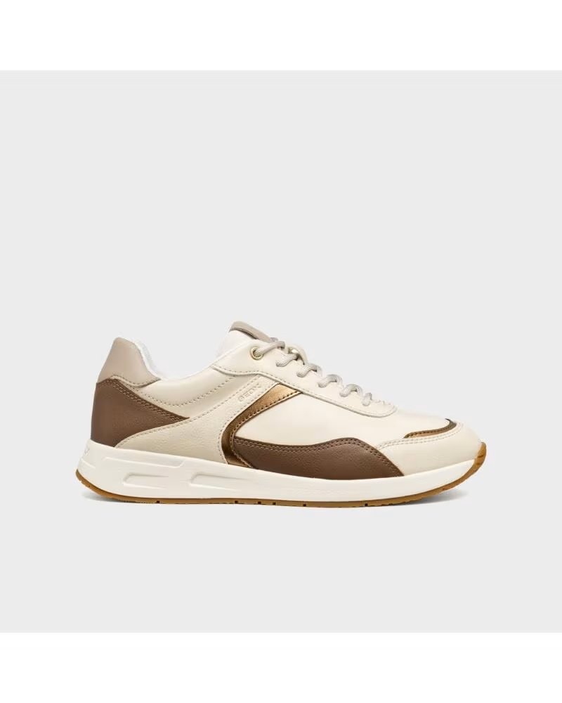 GEOX Zapatillas deportivas bajas 'D BULMYA'  arena / marrón oscuro / bronce – imagen 4