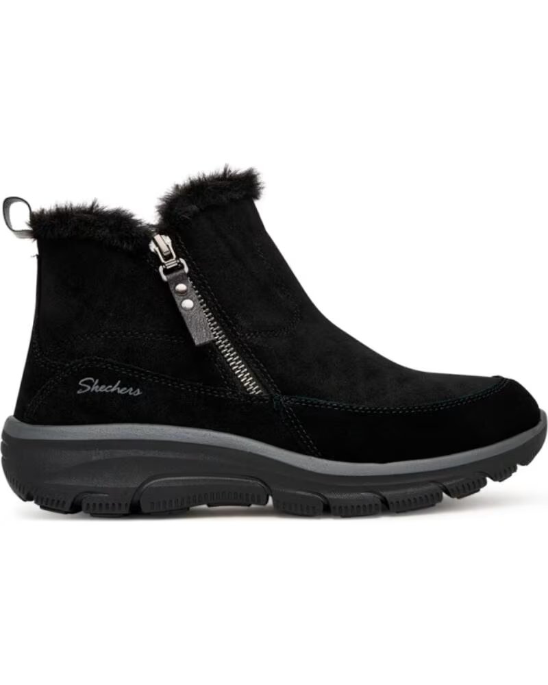 Skechers Botines para Mujer 168042 Easy Going Black Negro