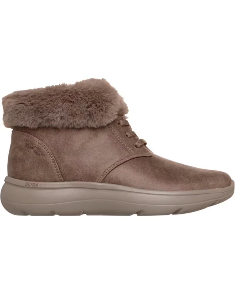 Skechers Botines Planos Mujer 144833 Taupe Marrón