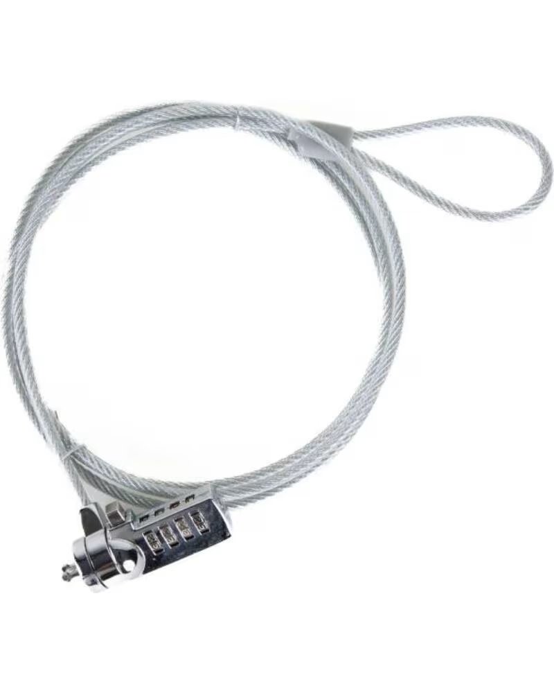 IGGUAL IGG318928 CABLE DE SEGURIDAD CON CANDADO DE 4 DÍGITOS SECURE 4D