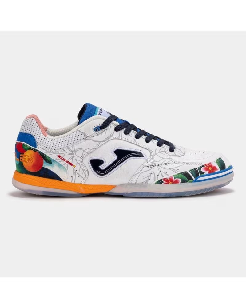Joma Zapatillas Fútbol Sala Lucão Top Flex 26 Blanco Rojo y Verde