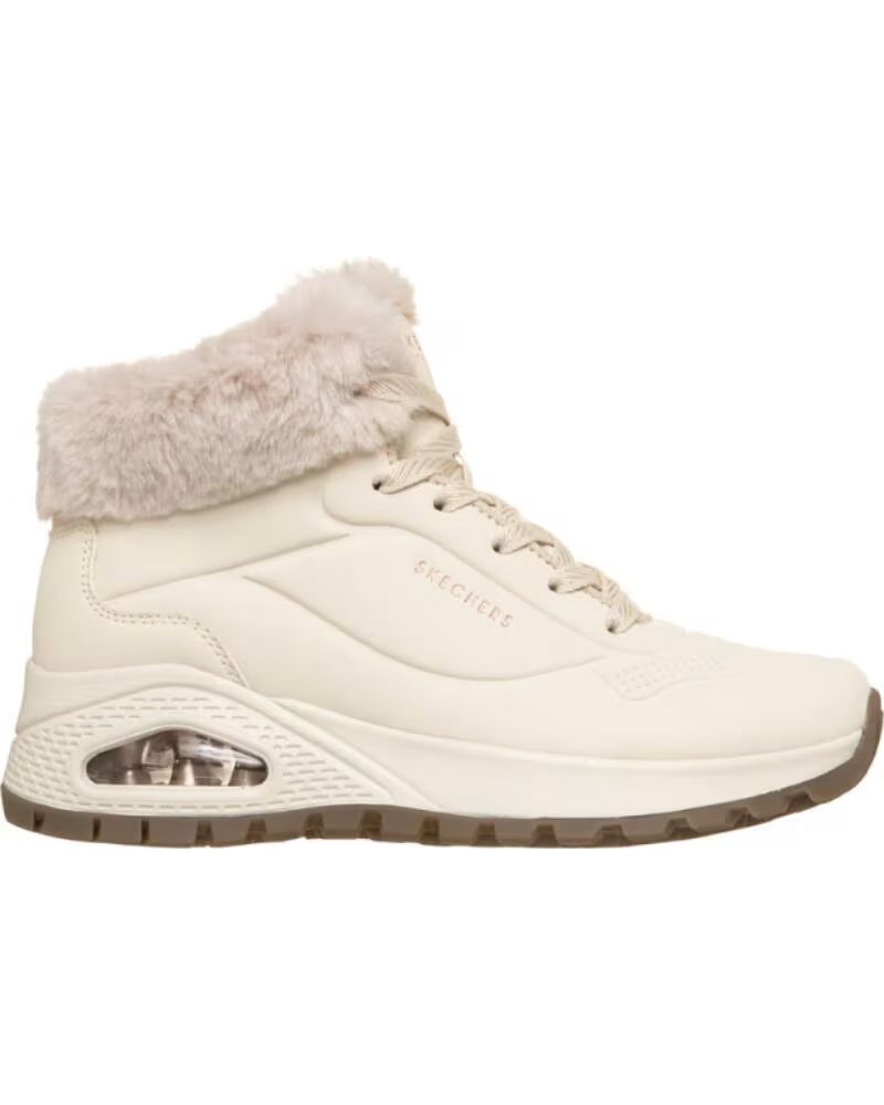 Skechers Botines Planos Uno Rugged Arctic Avenue Beige