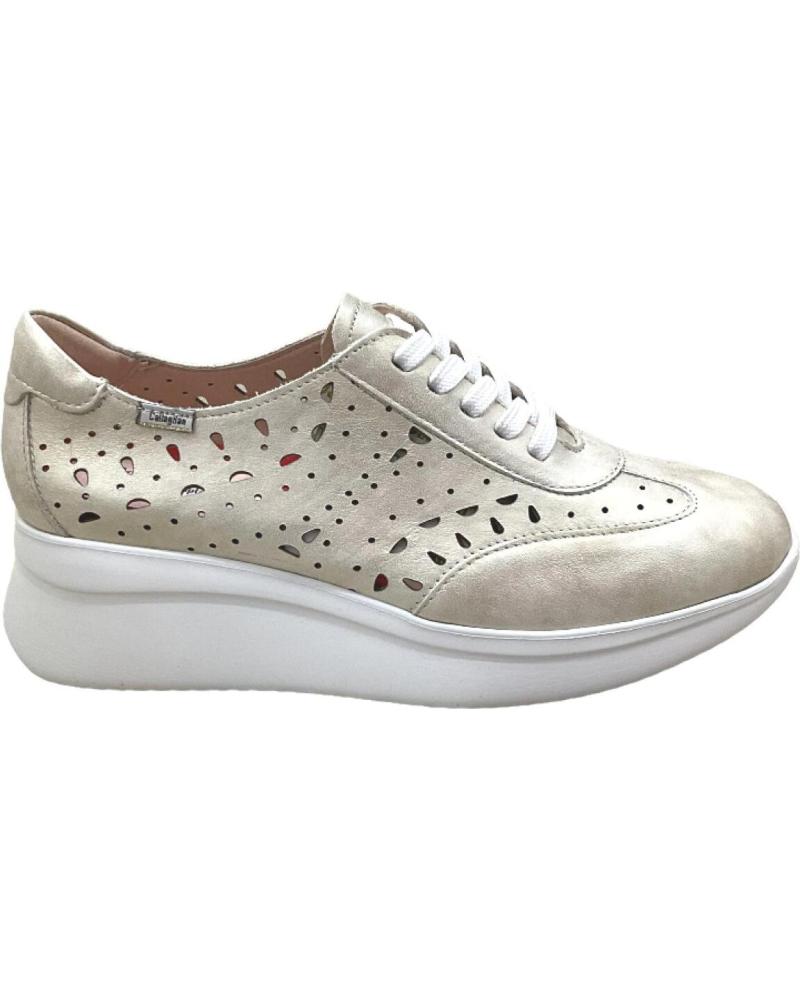 Zapatos de Mujer CALLAGHAN ZAPATILLAS PIEL CONFORT CAVA