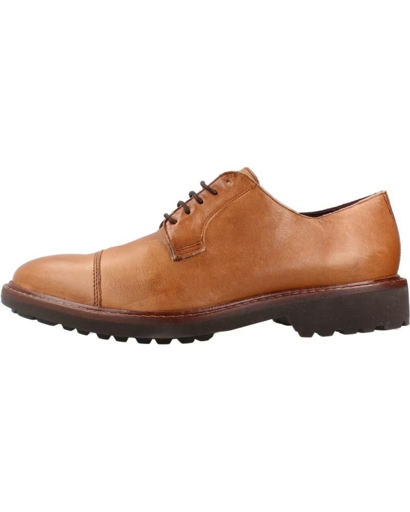 Geox Zapatos de Vestir Hombre U26DRD 00046 Marrón Claro C0013