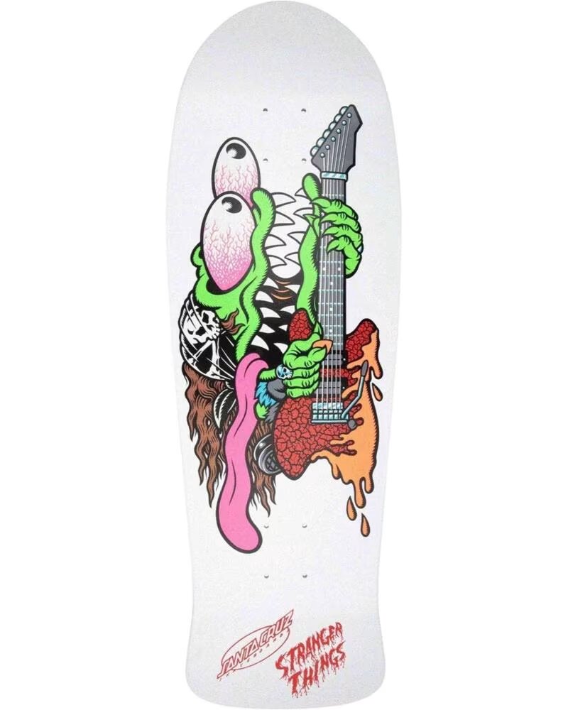 Santa Cruz Tabla Skate X Stranger Things Meek Slasher Eddie Reveal 10,1 Pulgadas