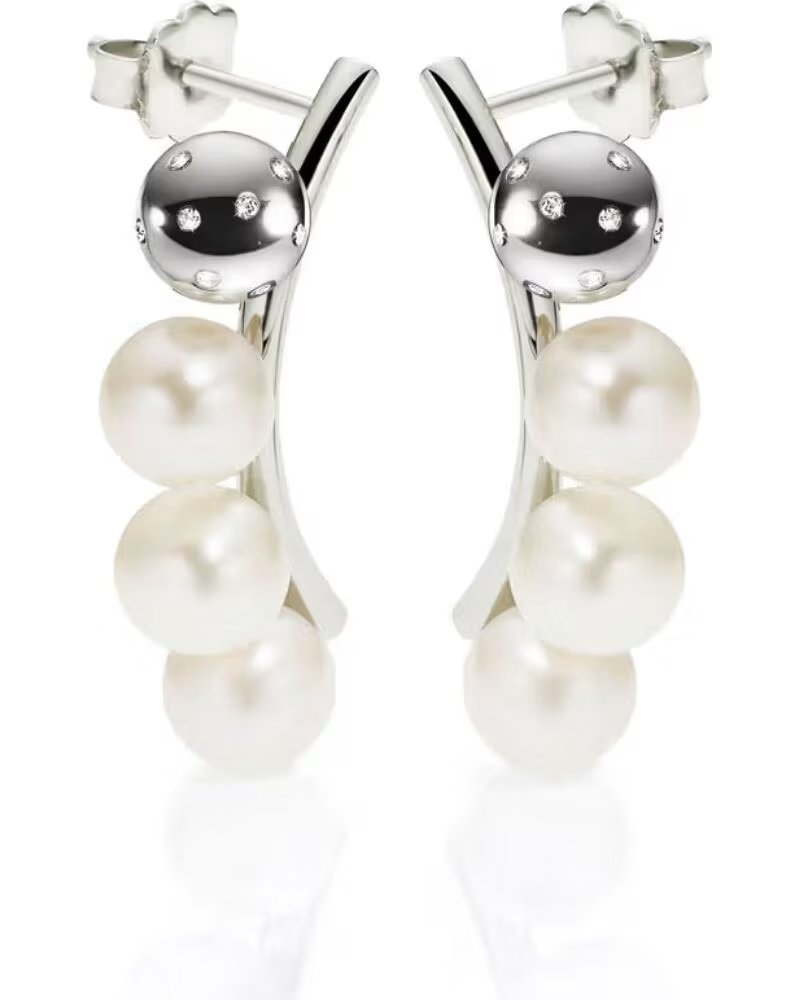 Pendientes Morellato SADX09 de Acero y Perlas