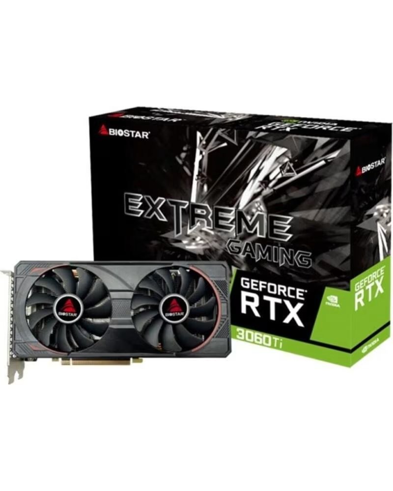 Biostar Tarjeta Gráfica Rtx 3060 Ti 8GB GDDR6 VN3606TM82