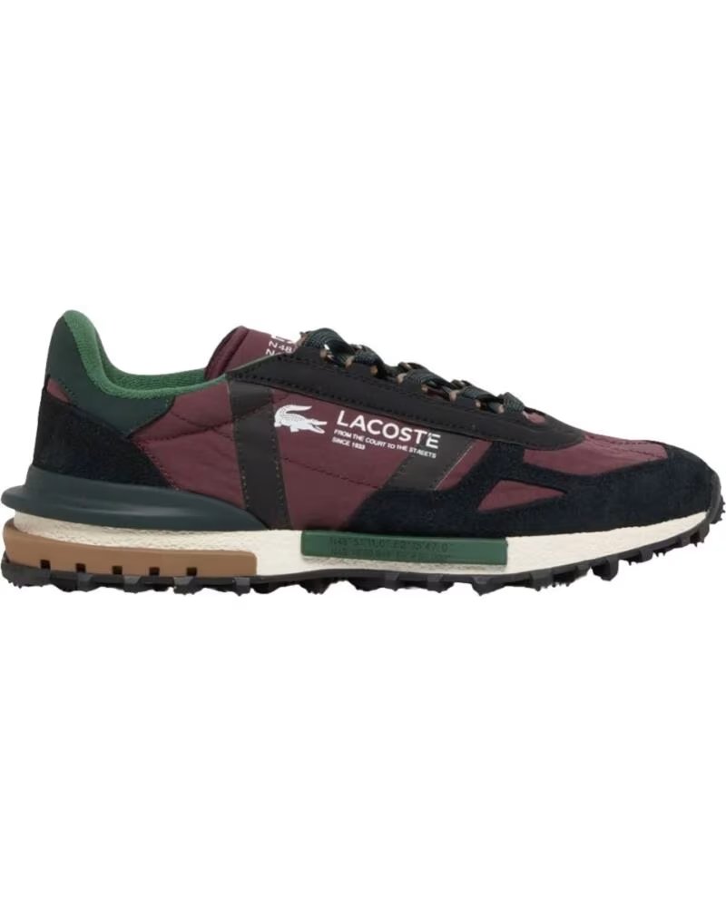 Zapatillas Lacoste Elite Active Burdeos para Hombre Rojo