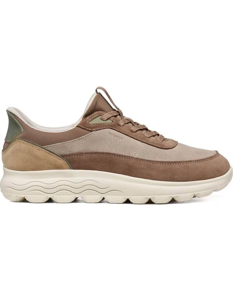 Geox D Spherica Plus Zapatilla Beige y Dorado Mujer Ref D567MB Varios Colores