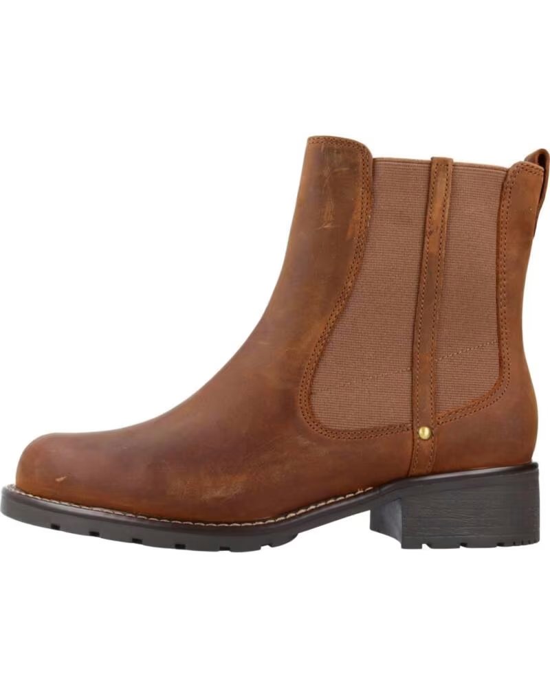 Clarks Botines Mujer Modelo 145891 Marrón Brown