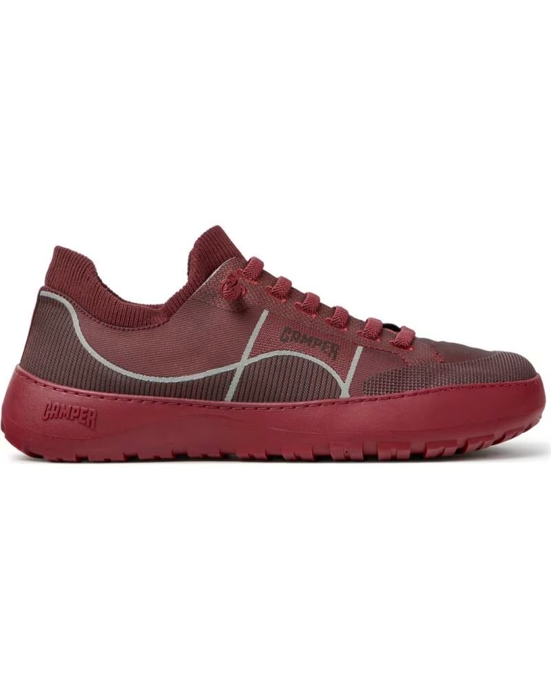 CAMPER Zapatillas deportivas bajas ' Peu Serra '  marrón / borgoña – imagen 4