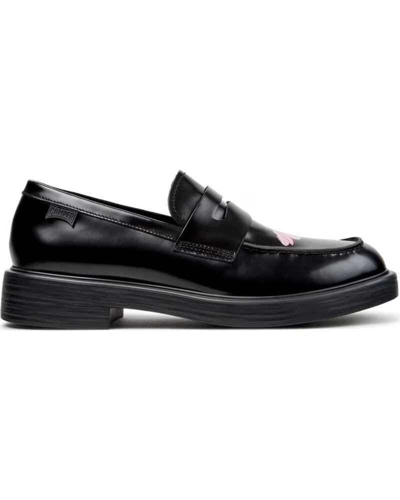 Mocasines de Piel Camper Dean K101045 Tws Negro NEGRO007