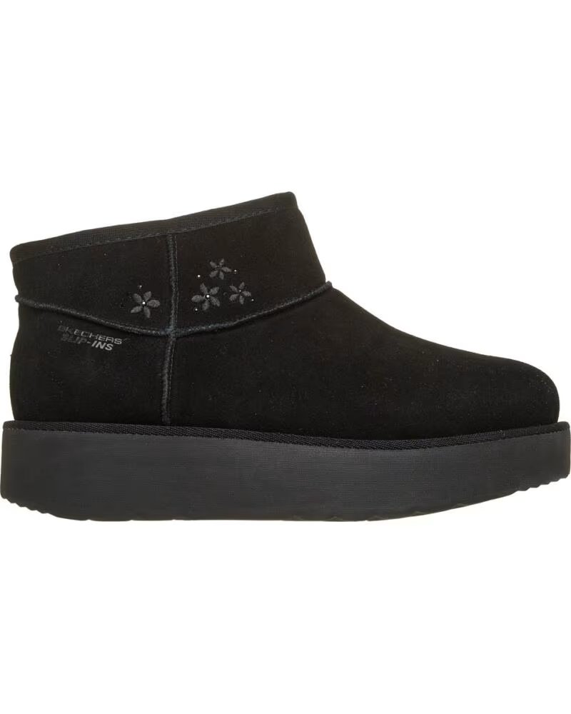 Skechers Keep Cozy Botines Negros Negro