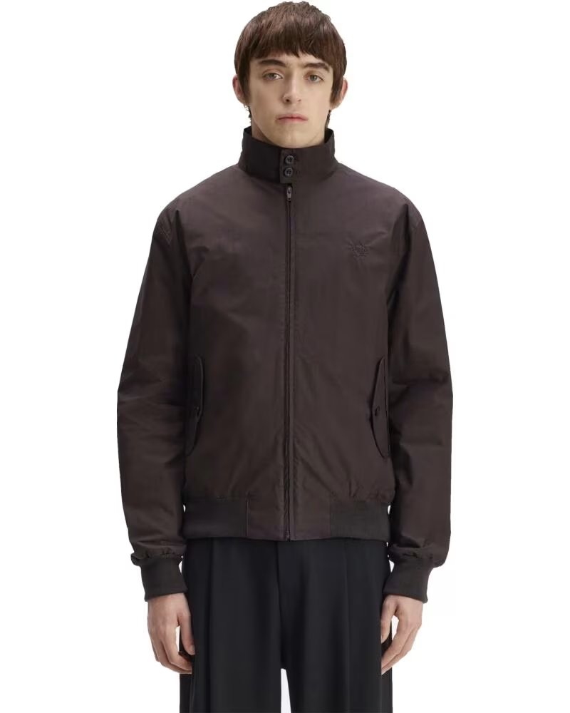 Chaqueta Harrington Fred Perry Made In England Cedro Marrón