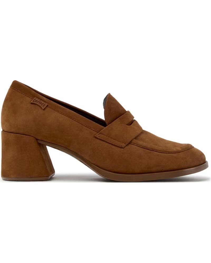 Mocasines con Tacón Camper Kora K201798 Marrón MARRON006