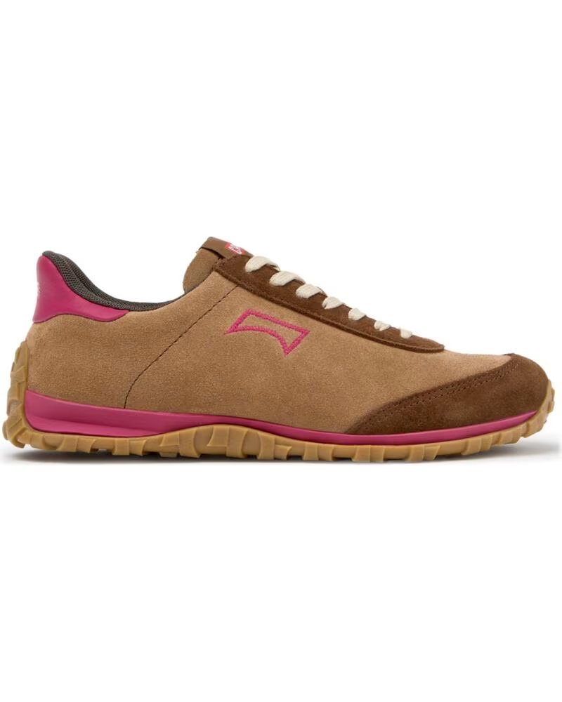 Camper Zapatillas marrones de ante y piel K201885-008-210 – imagen 4