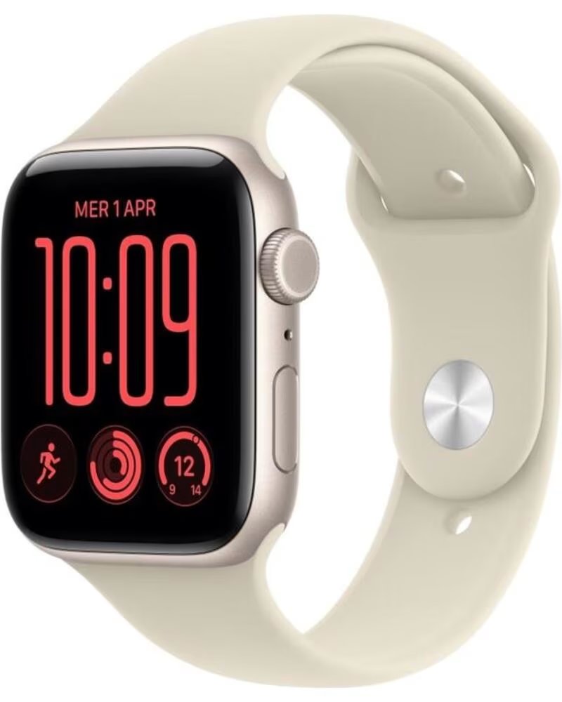 Apple Watch Se 3 Gps + Cellular 44 Mm Caja de Aluminio Blanco Estrella Correa Deportiva Arena M-l