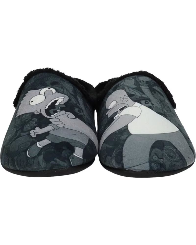 Marpen Zapatillas de Casa 510INV25 Personajes Negros Negro
