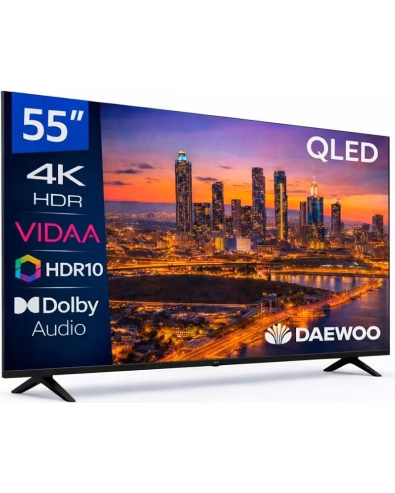 Daewoo 55VB56QV Televisor Smart Tv 55 Pulgadas Qled 4k Uhd Hdr Vidaa