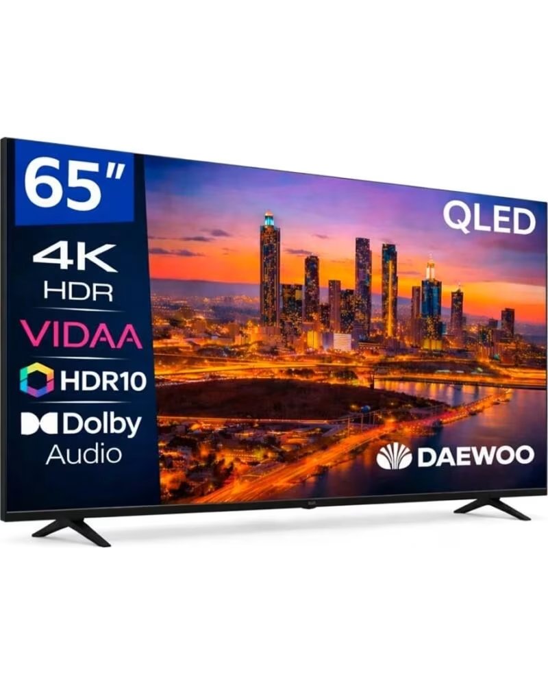 Daewoo 65VB56QV Televisor Smart Tv 65 Pulgadas Qled 4k Uhd Hdr Vidaa