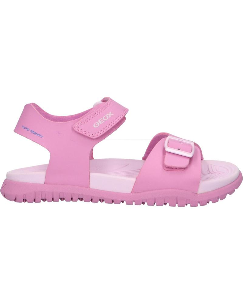 Sandalias de Niña GEOX J35HQA 000BC J SANDAL FUSBETTO C8052 DK PINK-LT LILAC