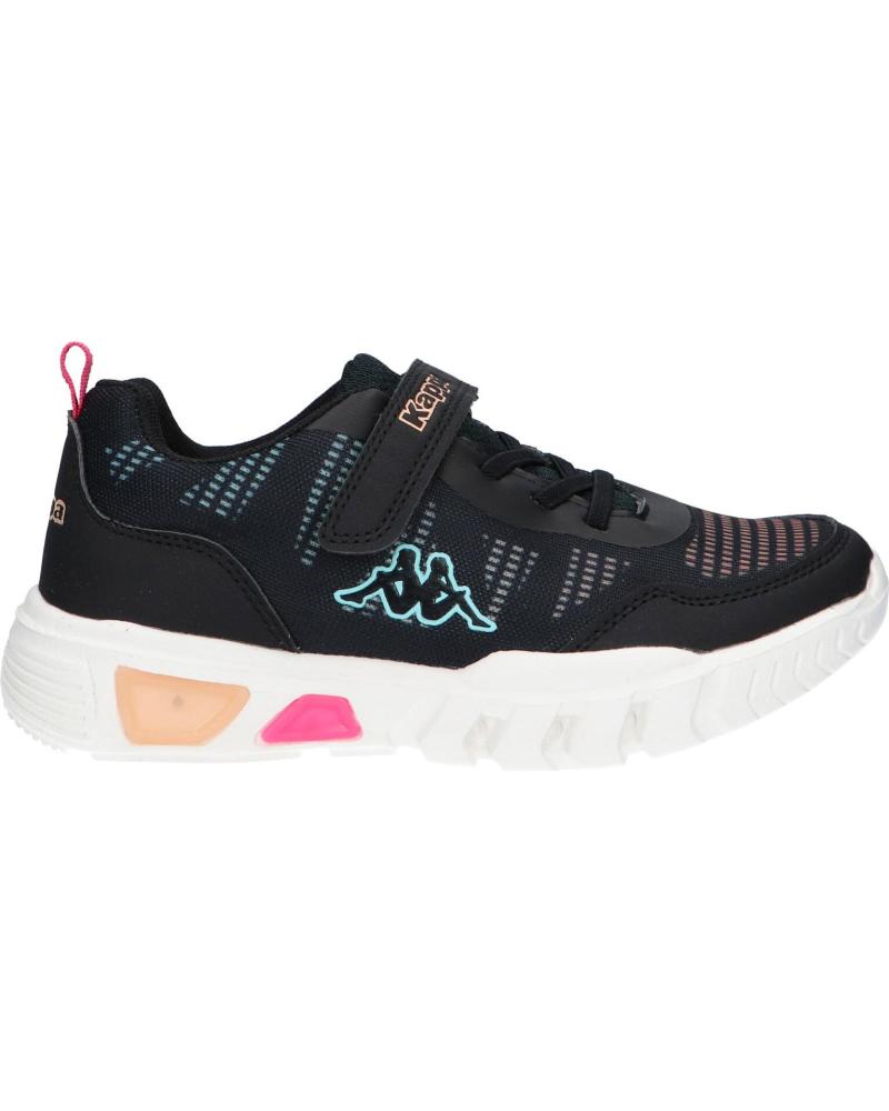 Zapatillas deporte de Niña KAPPA 371B4IW WAMBY A2M BLACK-PINK PEACH