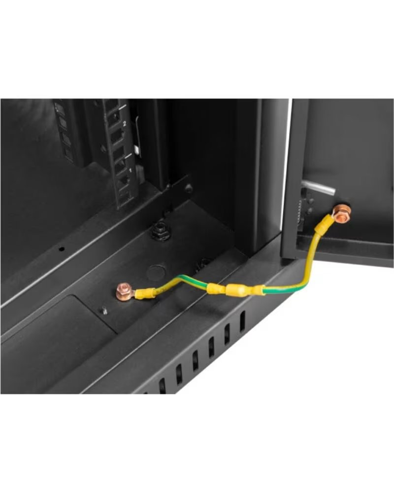 Lanberg Armario Rack 19 Pulgadas 42U 800X1000 Flat Pack Puerta Negro Black