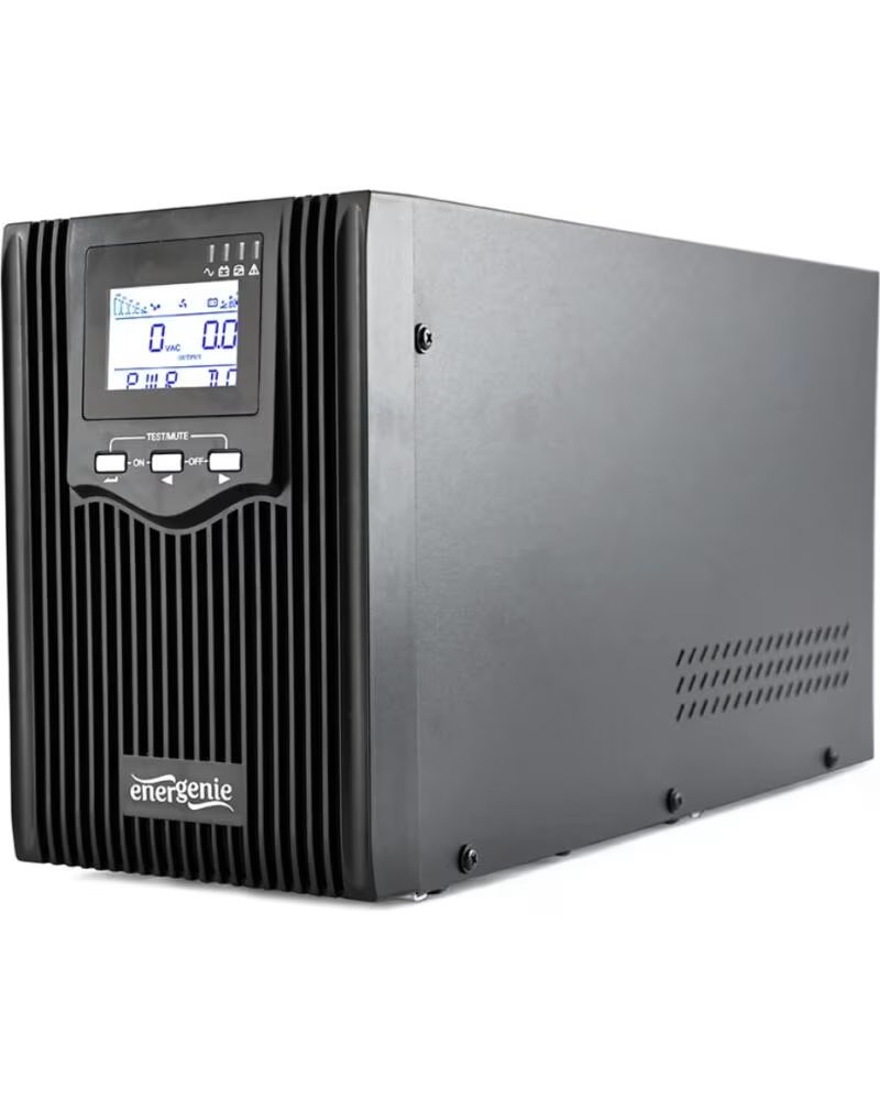 Gembird Sai Onda Senoidal 2000 Va Display Lcd 2 Schuko 3 Salidas Black
