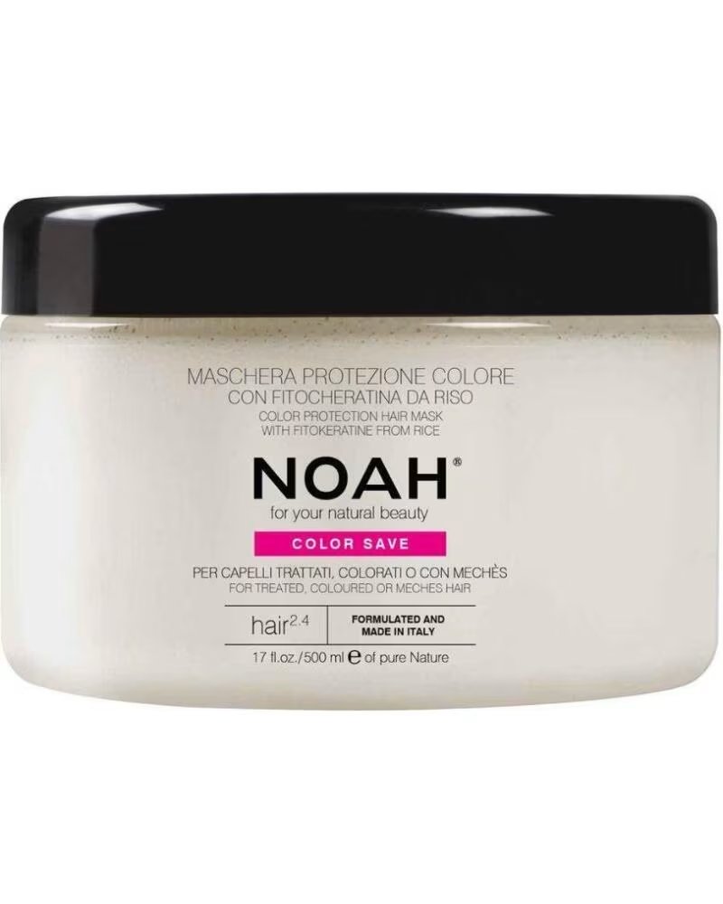 Noah 24 Mascarilla Capilar Natural con Protecciã"n de Color para Cabello Teãido 500 Ml