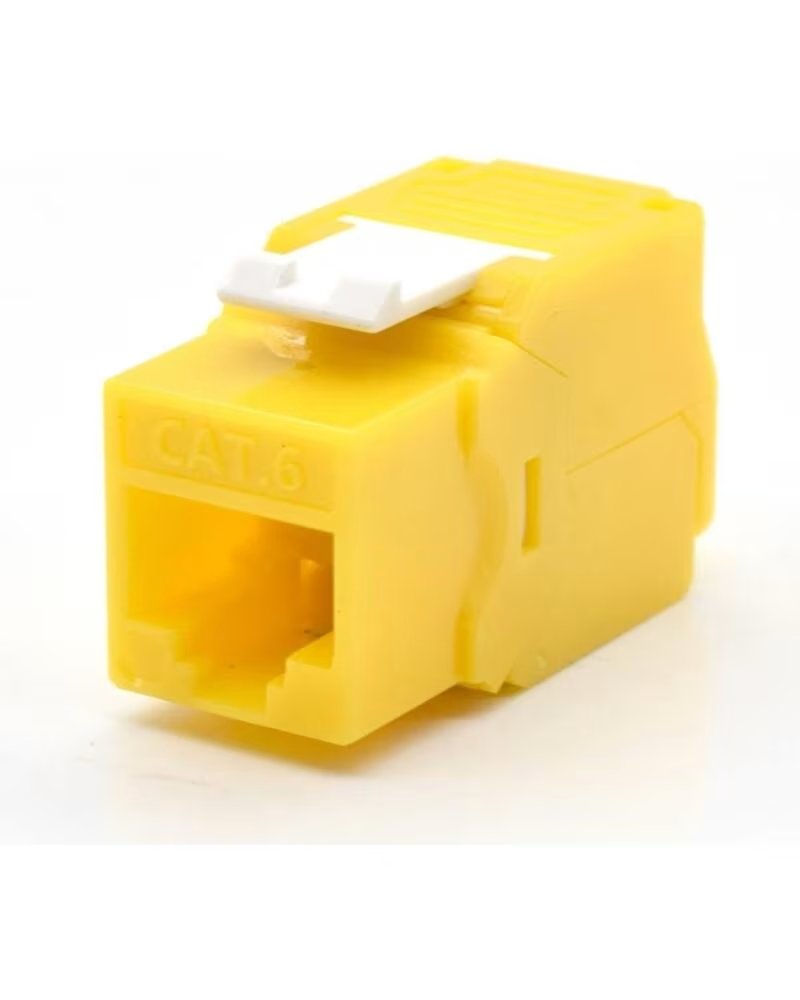 Wp European Cabling Solution Conector RJ45 CAT6 Hembra WPC-KEY-6UP-TL/Y Amarillo