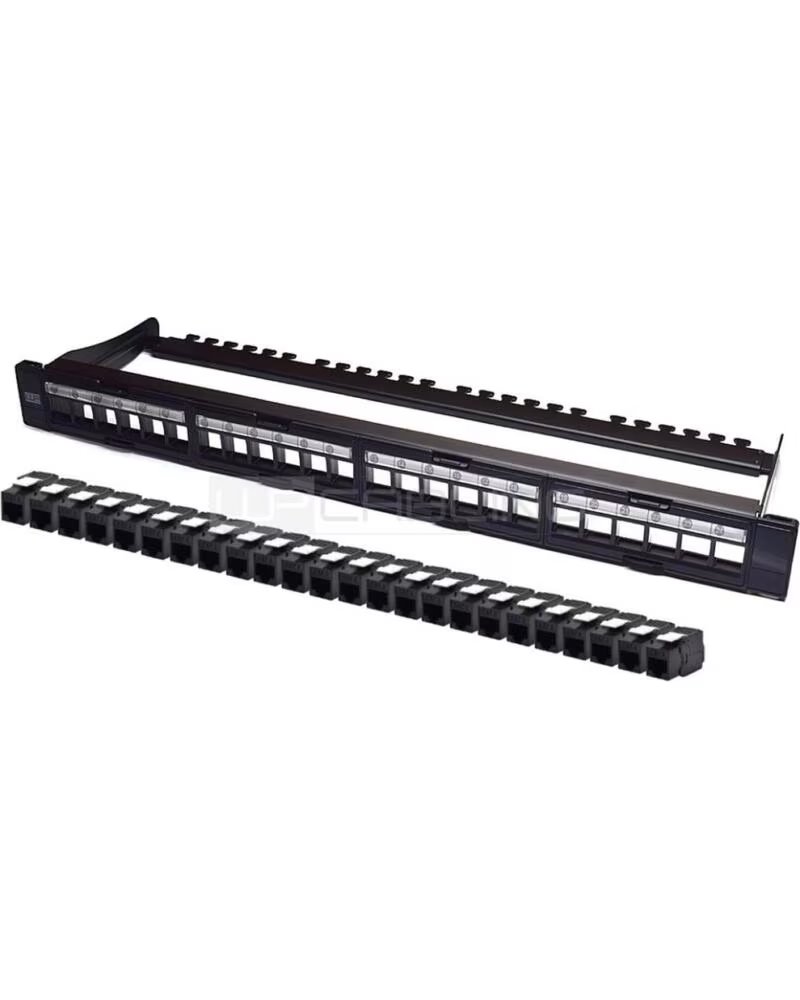 Wp European Cabling Solution Patch Panel 1u 19 Pulgadas 24 Puertos Utp Cat 6a Professional