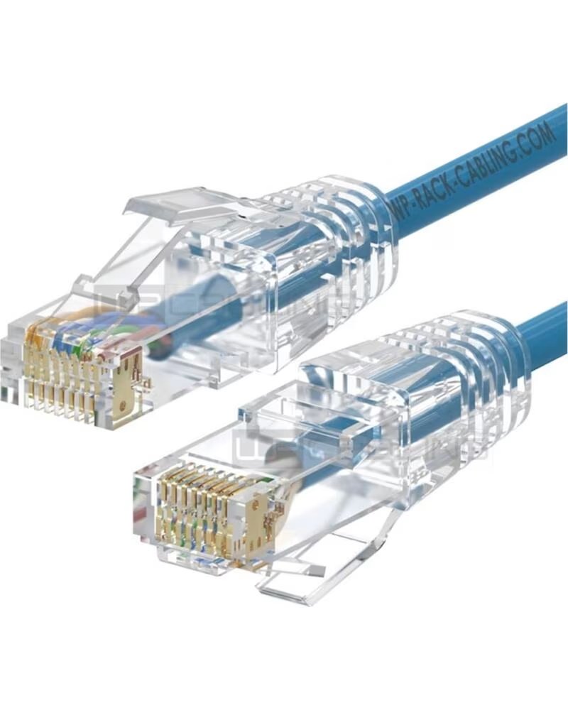 Wp European Cabling Solution Cable de Red Slim WPC-PAT-6AU002LB-S Latiguillo RJ45 U-utp Cat 6a 0,2 M