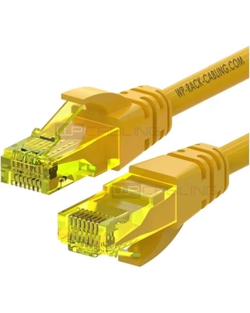 Wp European Cabling Solution Cable de Red Latiguillo RJ45 U-utp Cat 6a 0,5M Amarillo WPC-PAT-6AU005Y