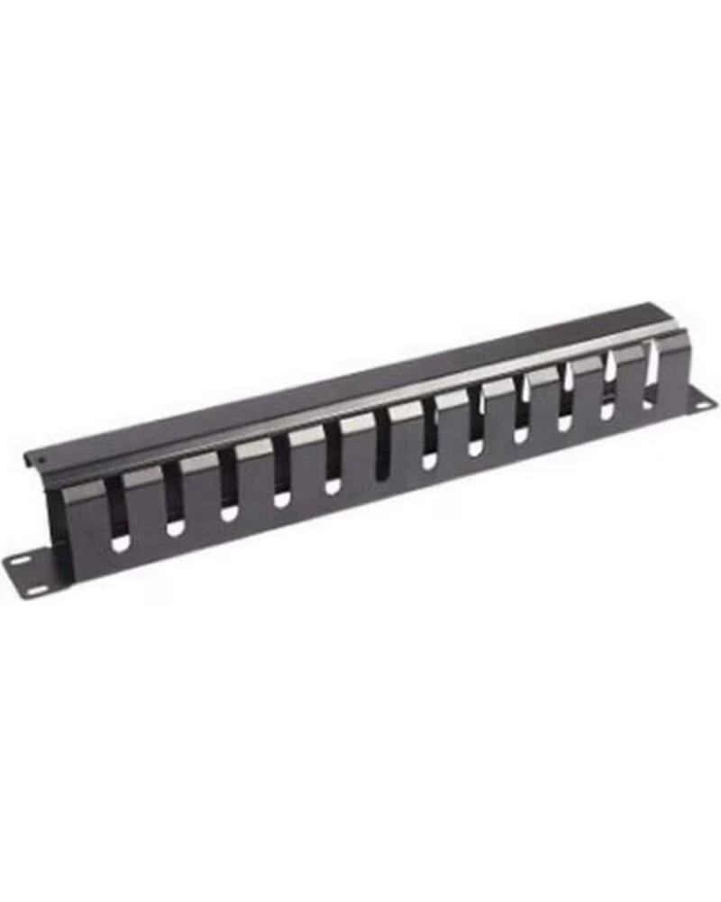 Wp European Cabling Solution Panel Pasa Cables 1u con Tapa Negro WPN-ACM-301-B