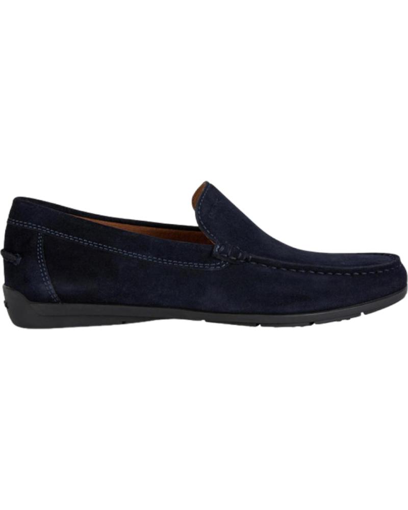 MOCASINES GEOX DE PIEL SERRAJE AZUL NAVY C4002 C4002 NAVY