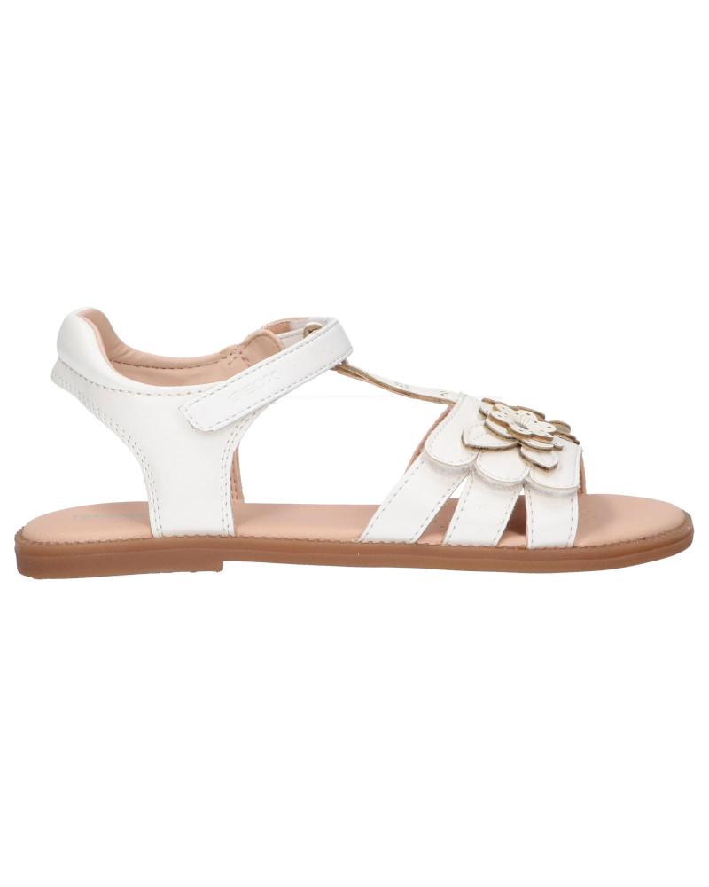 Sandalias de Niña GEOX J0235H 000NF J S KARLY C1000 WHITE