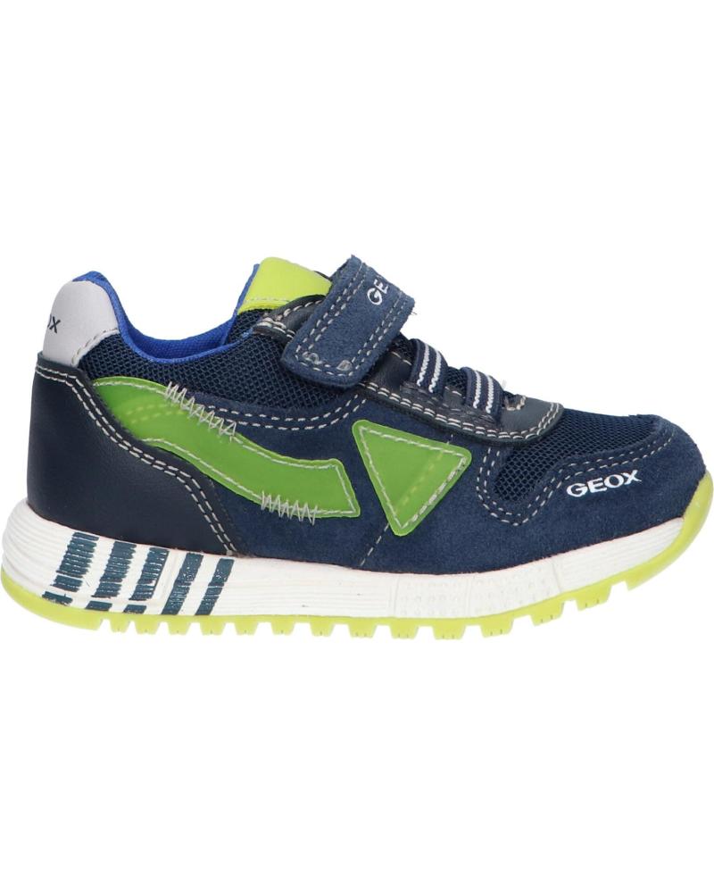 Zapatillas deporte de Niño GEOX B253CA 02214 B ALBEN C4502 NAVY-FLUO YELLOW